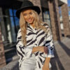 Koszula Zebra Oversize - obrazek 3