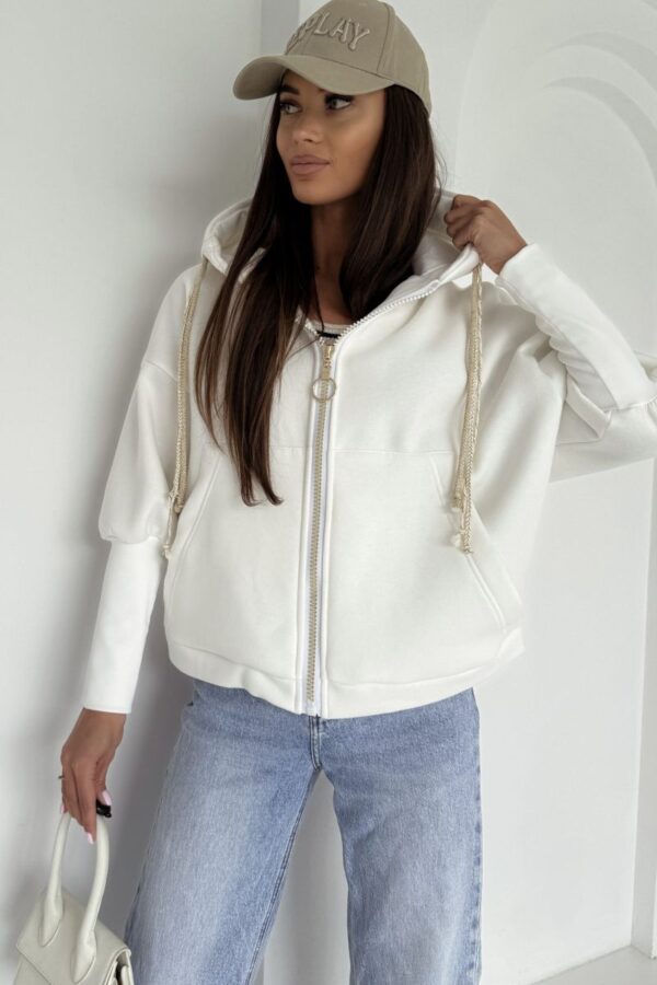Bluza rozpinana biała Vogue ZIP