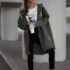 Kurtka parka LONDON khaki - obrazek 2