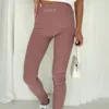 Legginsy PUSH UP różowe