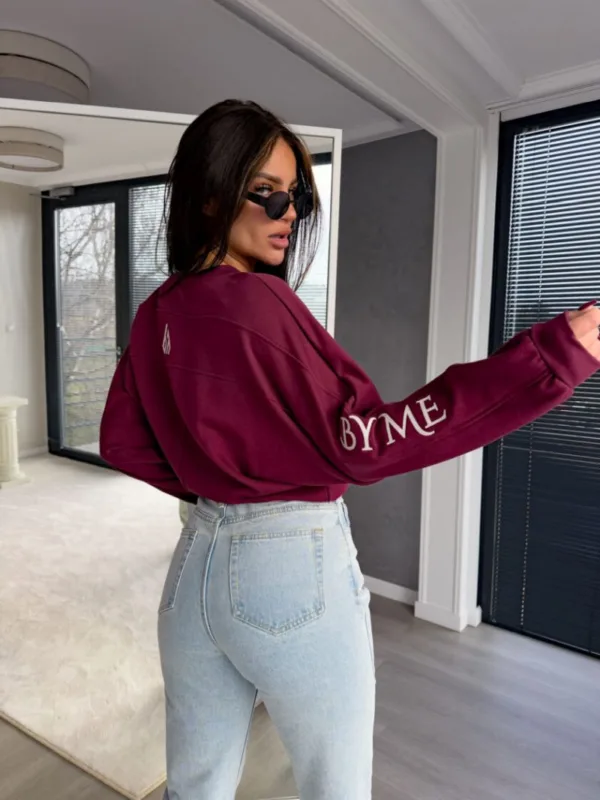 Bluza LAVITA bordowa - obrazek 5