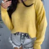 Sweter By Me NERYS zółty - obrazek 4