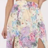 Spódnica midi pastelowa w kwiaty Italy Moda - obrazek 2