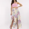 Spódnica midi pastelowa w kwiaty Italy Moda