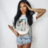 T-shirt z nadrukiem KS