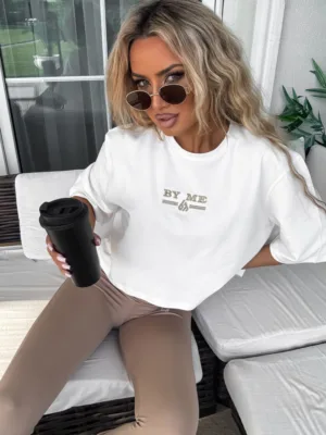 T-shirt ecru BY ME Bossy