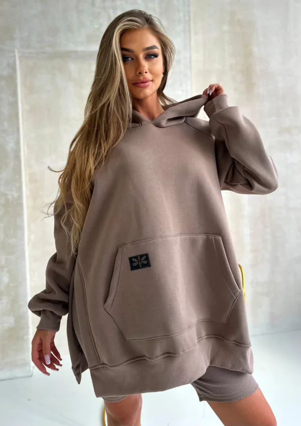 Bluza z kapturem mokka the still - obrazek 2