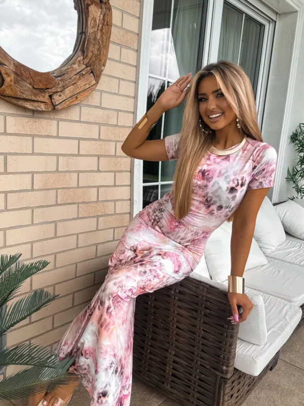 Spódnica maxi morelowa Vogue - obrazek 5
