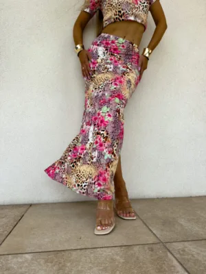 Spódnica maxi multikolor Vogue