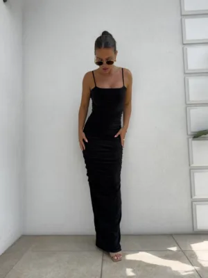 Sukienka maxi czarna By Me Aura