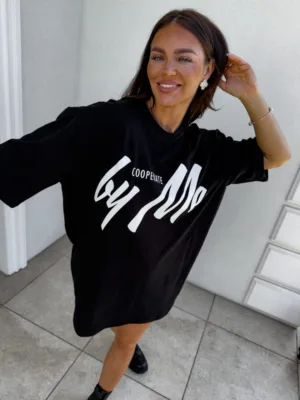 Sukienka T-shirt By me czarna