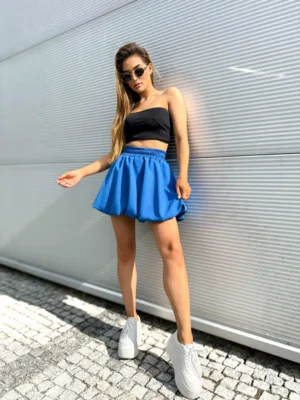 Spódnica bombka chabrowa Lisa
