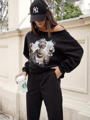 Bluza z nadrukiem MMK Emma Dramatic