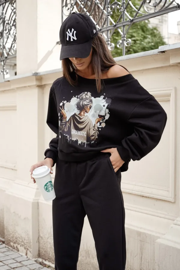 Bluza z nadrukiem MMK Emma Dramatic