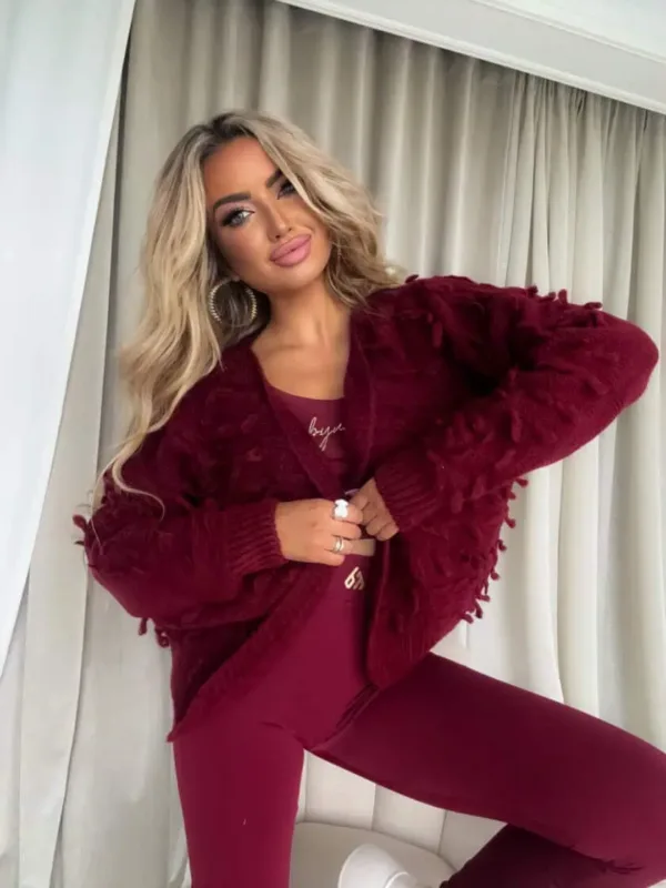 Sweter bordowy By Me Lizzy