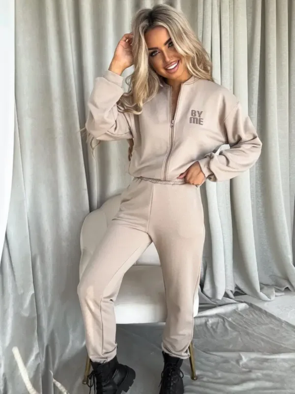 Bluza rozpinana beżowa MIMI - obrazek 6