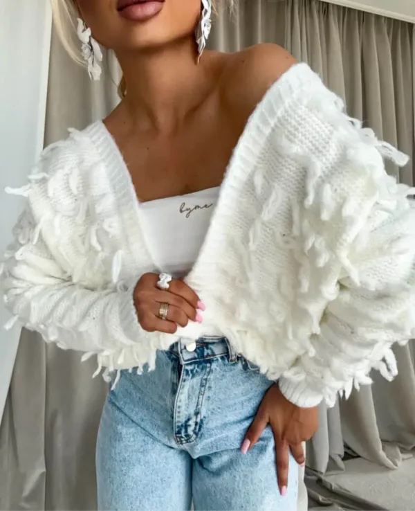 Sweter ecru By Me Lizzy - obrazek 3